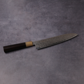 関の牛刀包丁 粉末ハイスSG2 黒檀八角白水牛口輪 210mm