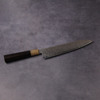 関の牛刀包丁 粉末ハイスSG2 黒檀八角白水牛口輪 210mm