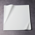 Mino ware square plate, white