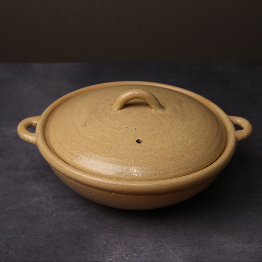 Banko Ware No. 9 Clay Pot, Yellow