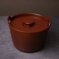 Banko Ware Stew Casserole, Red