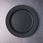 Mino Ware Plate, Black