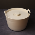 Banko Ware Stew Casserole, White