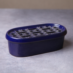 萬古焼のだいこんおろし器 藍