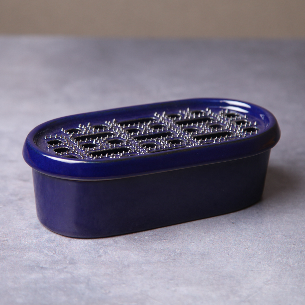 萬古焼のだいこんおろし器 藍