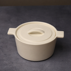 Banko Ware Round Casserole (S) White
