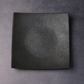 Mino Ware Square Plate - Sumiiro Black