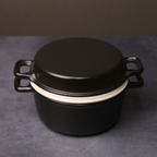 Banko Ware Multi-purpose Clay Pot (Boil, Bake, Steam) Black