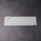 Mino Ware Narrow Plate, White
