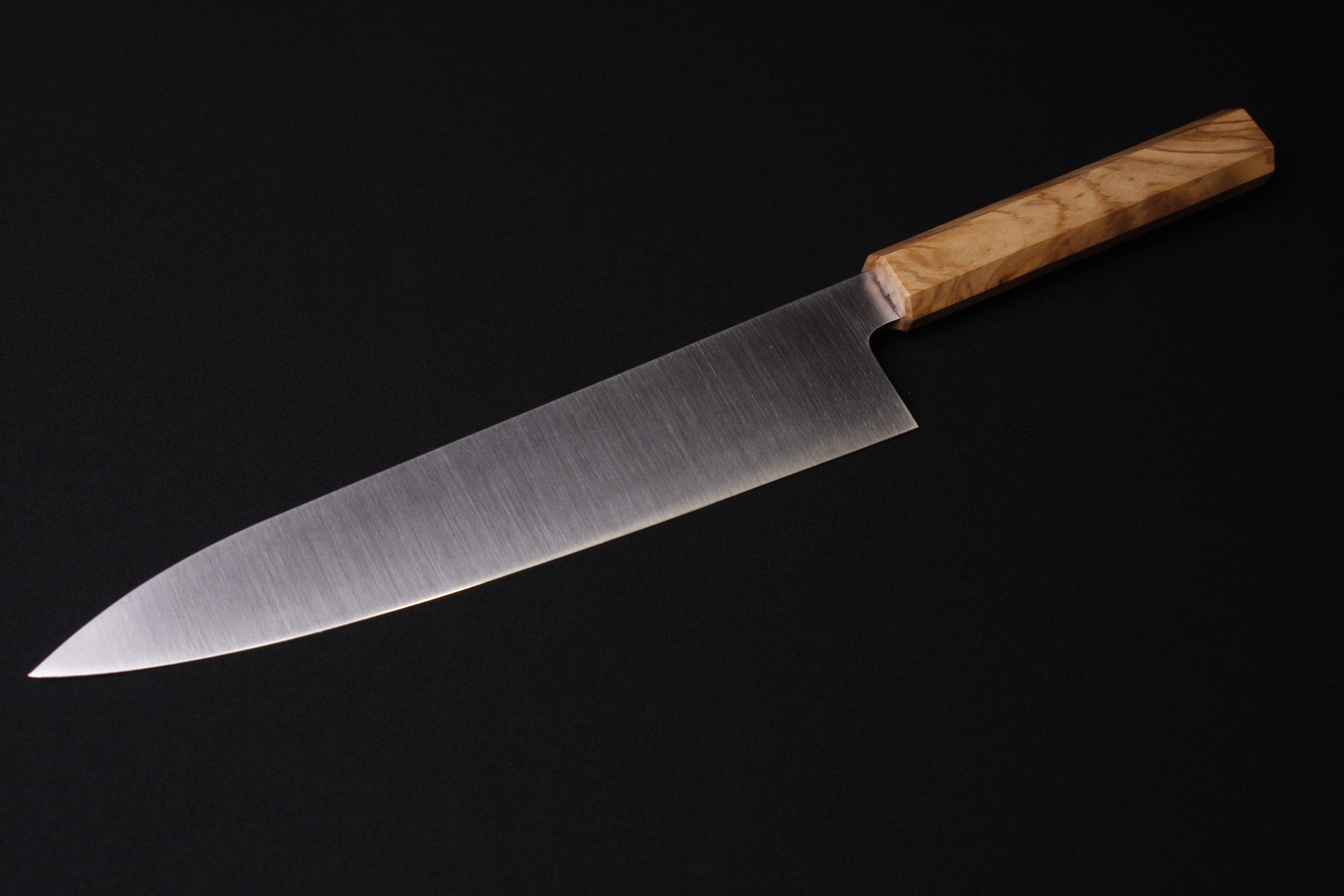 スウェーデン鋼 牛刀包丁 オリーブ八角 240mm