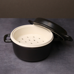 Banko Ware Multi-purpose Clay Pot (Boil, Bake, Steam) Black