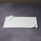 Mino Ware Rectangular Plate - White