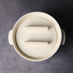 Banko Ware Rice Cooker, White