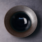 Mino Ware Deep Plate, Navy