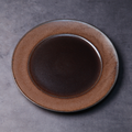 Mino Ware Rimmed Plate - Navy