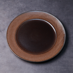 Mino Ware Rimmed Plate - Navy