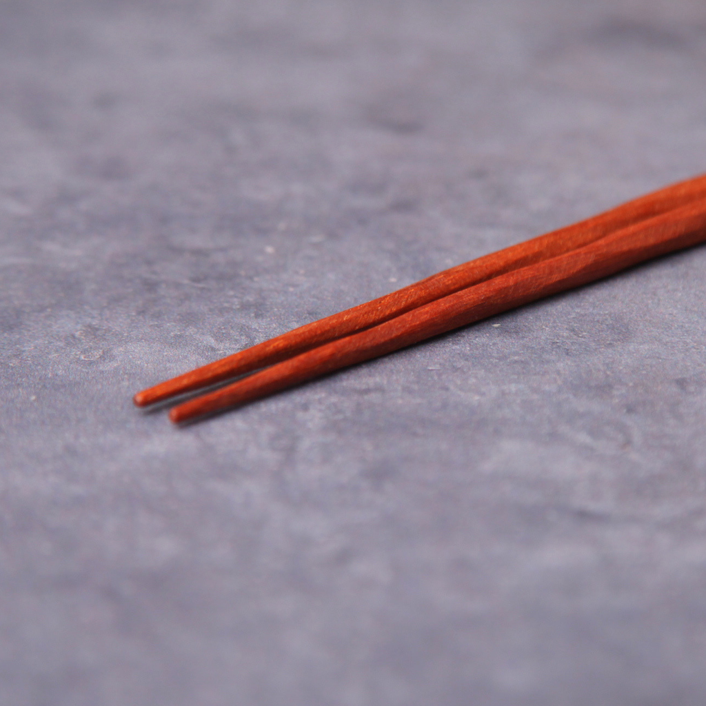 Wakasa-nuri Hand-Carved Chopsticks: Manila Color