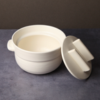 Banko Ware Rice Cooker, White
