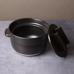 Banko Ware Rice Pot, Black