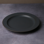 Mino Ware Plate, Black