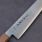 越前の切付ペティナイフ V金5号 樫八角柄オリーブ口輪 150mm