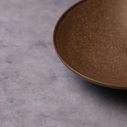 Mino Ware Shallow Bowl, Brown