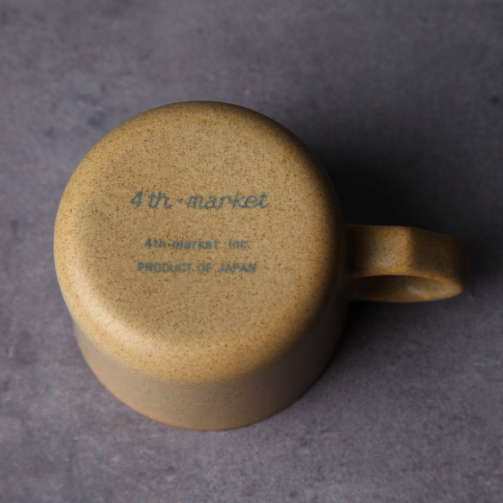 Banko ware espresso cup - Yellow