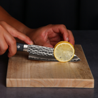 Echizen Kosantoku Knife VG10 Damascus Hammered 130mm