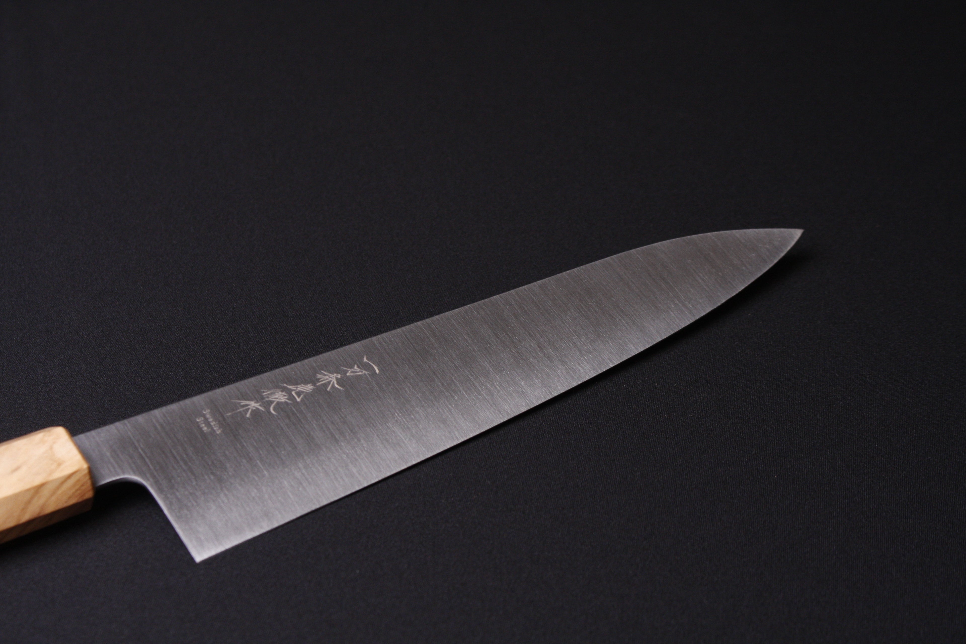 スウェーデン鋼 牛刀包丁 オリーブ八角 240mm