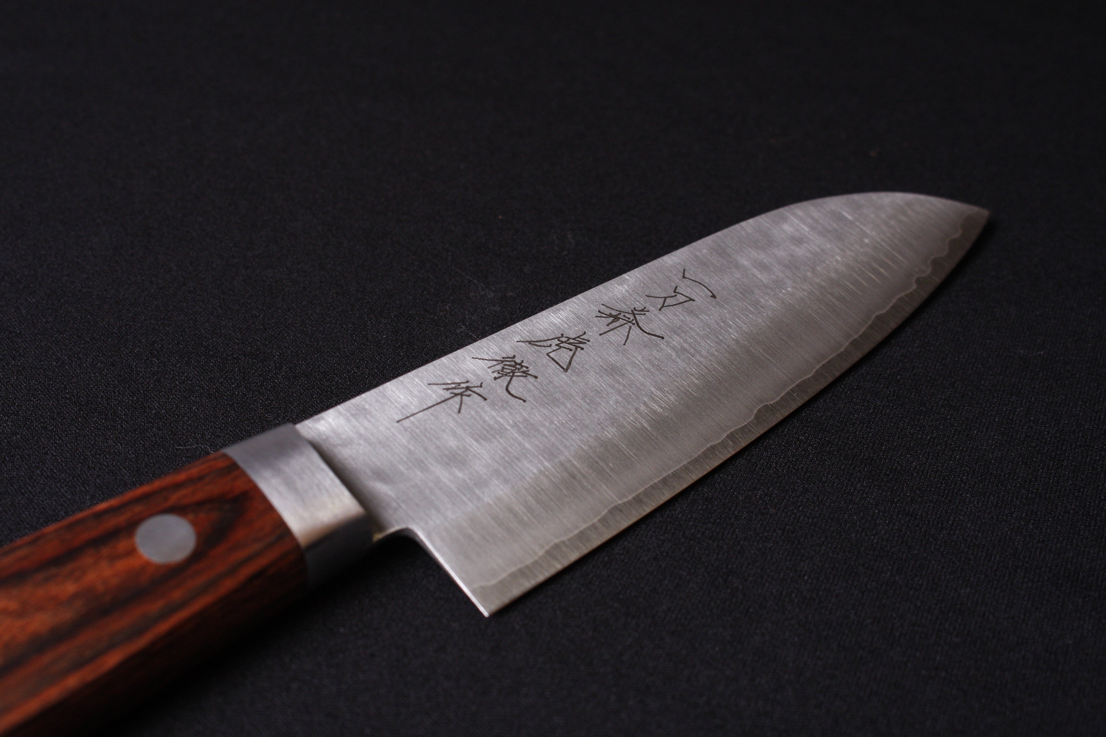 V金1号 小三徳包丁 積層強化木130mm