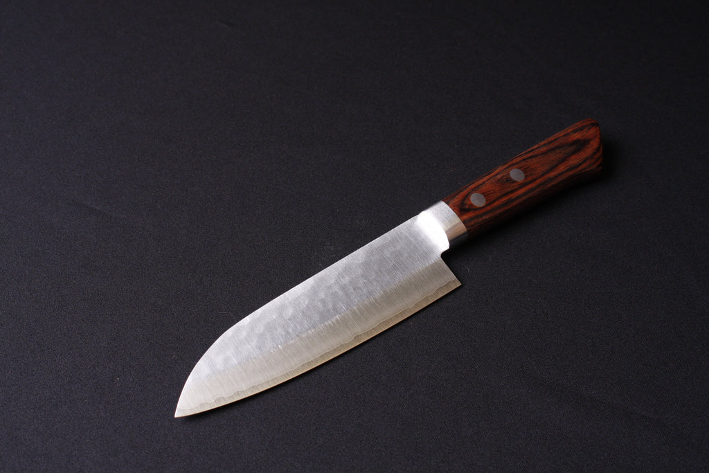 V金1号 小三徳包丁 積層強化木130mm