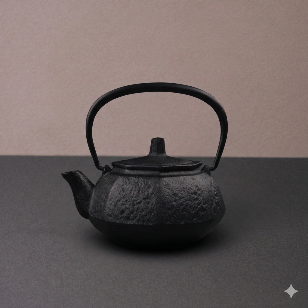 及富急須　低八角　0.3l 黒
