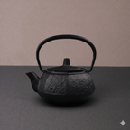 及富急須　低八角　0.3l 黒
