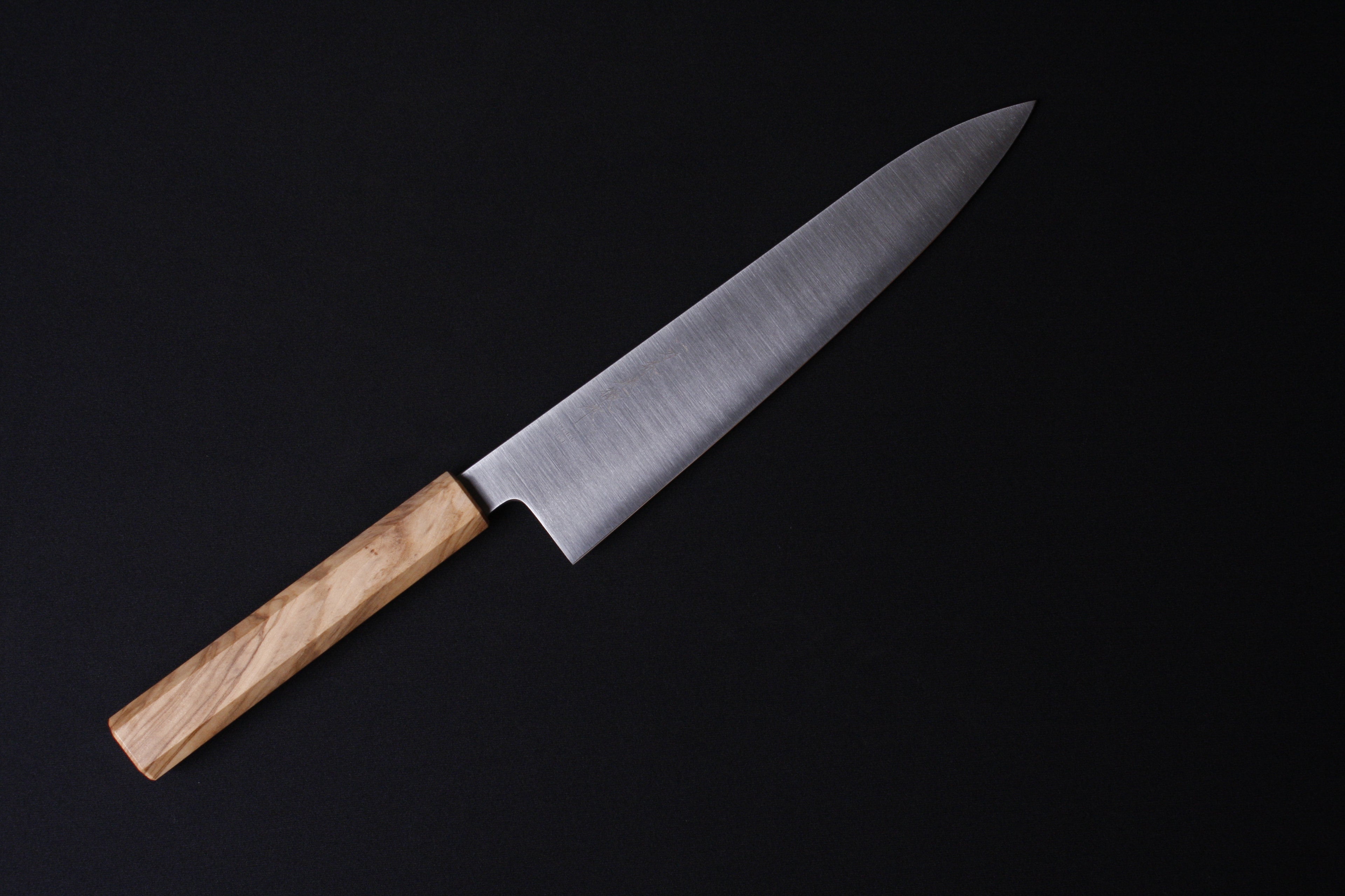 スウェーデン鋼 牛刀包丁 オリーブ八角 240mm